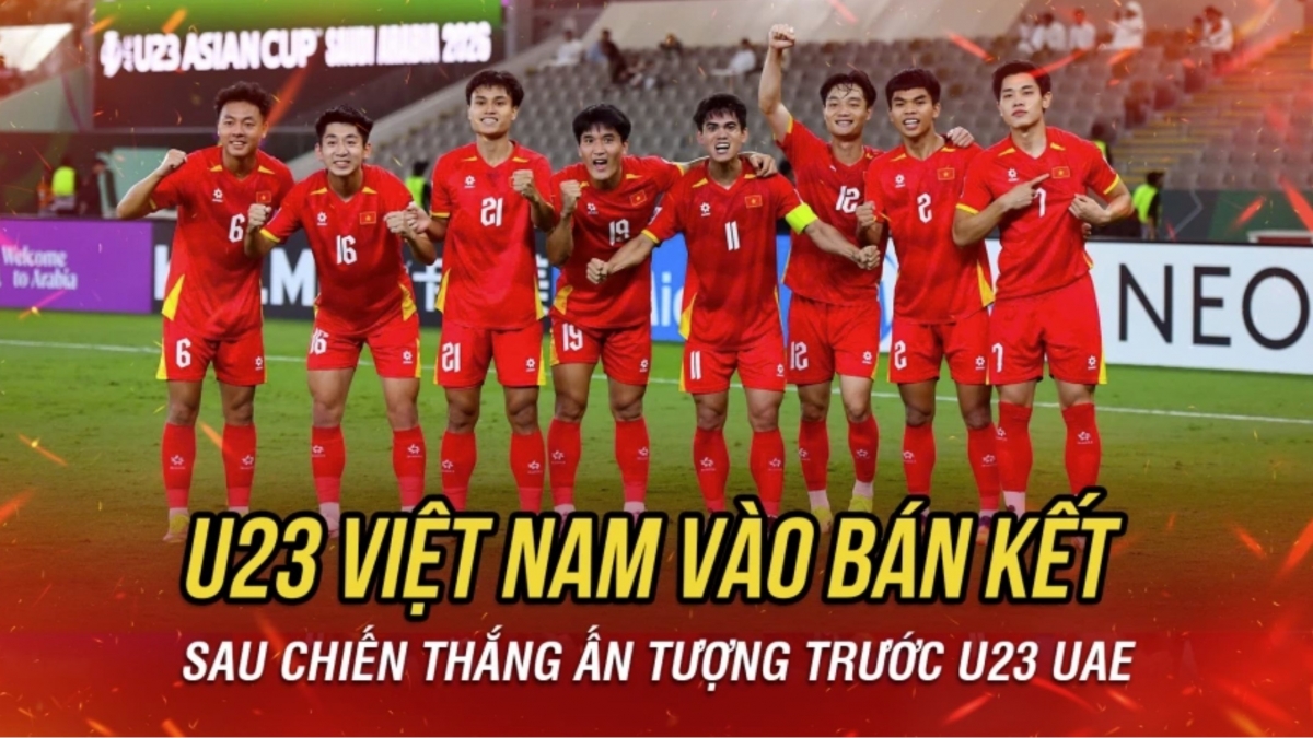 Vietnam U23 defeat UAE in extra time to advance to AFC U23 Asian Cup semifinals